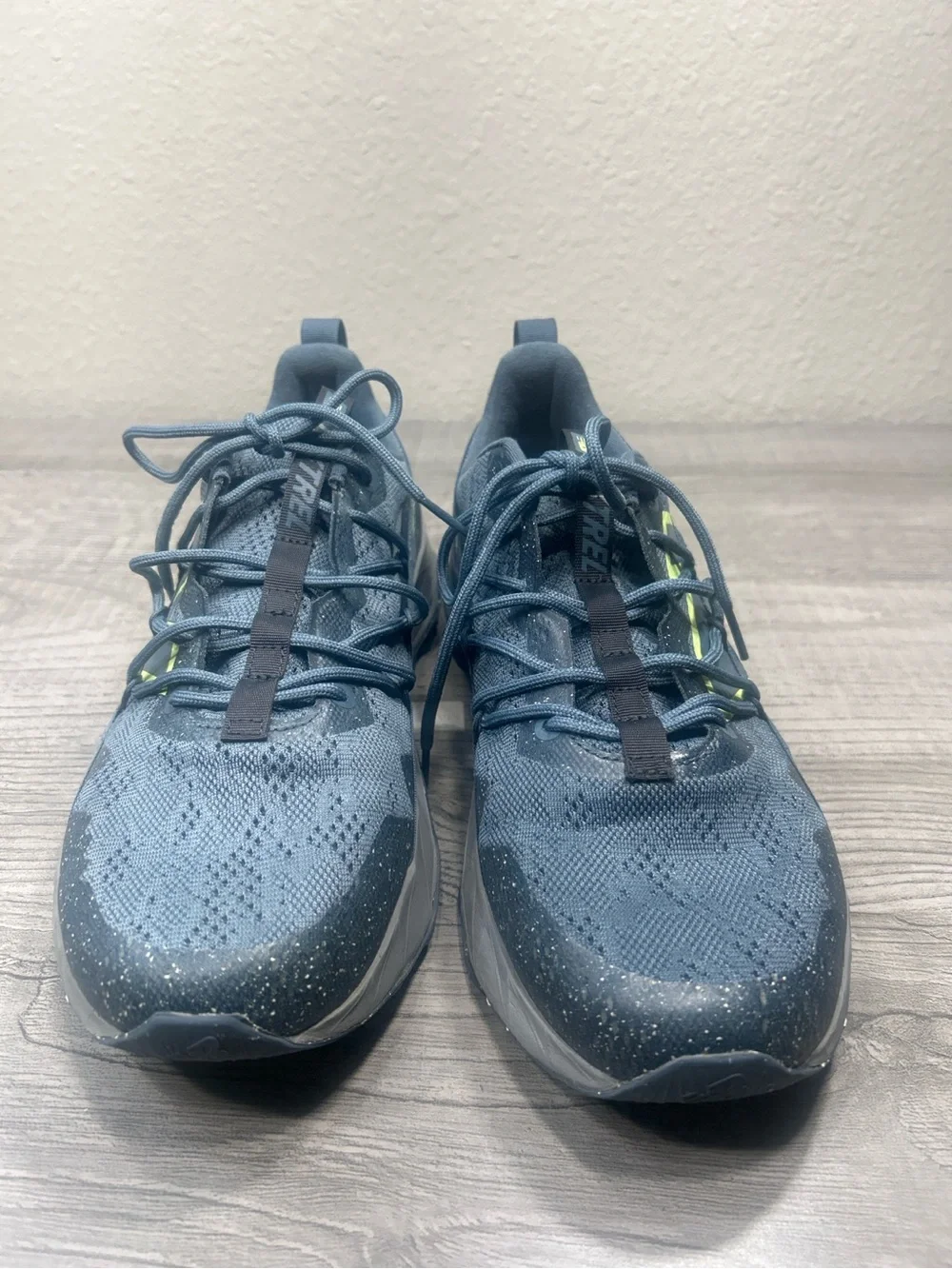 New Balance Shando Trail Running Shoes Navy Lime Green Sneakers Size 9